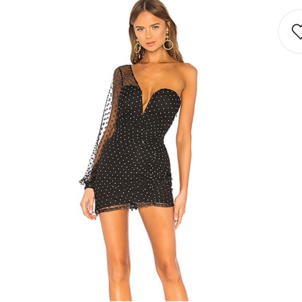 H:ours Silver Dot Dress